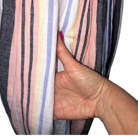 Free People Lilah Pleated Tube Striped Midi Dress XS NWT - Picture 6 of 15